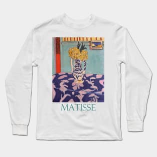 Les Coucous Tapis Bleu et Rose by Henri Matisse Long Sleeve T-Shirt